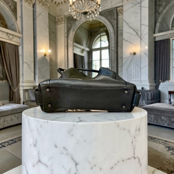 COACH Edie 31 with Patchwork with Snakeskin Detail — Pewter/Black Multi - Picture 7 of 7